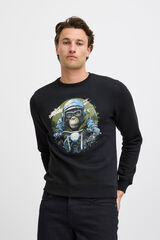 Blend Sudadera cuello redondo negro