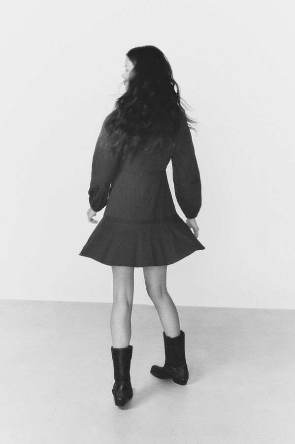 High Spirits Vestido Vela burdeos