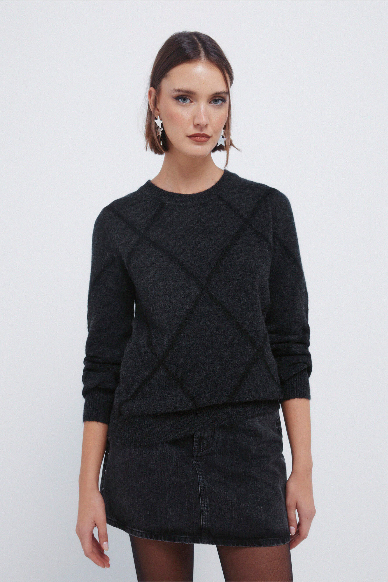 Springfield Camisola de lantejoulas com diamantes