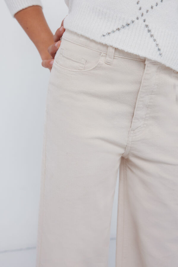 Springfield Kids Pantal&oacute;n Culotte micropana ni&ntilde;a blanco