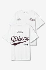Tiffosi Young Camiseta Relaxed estampado blanco