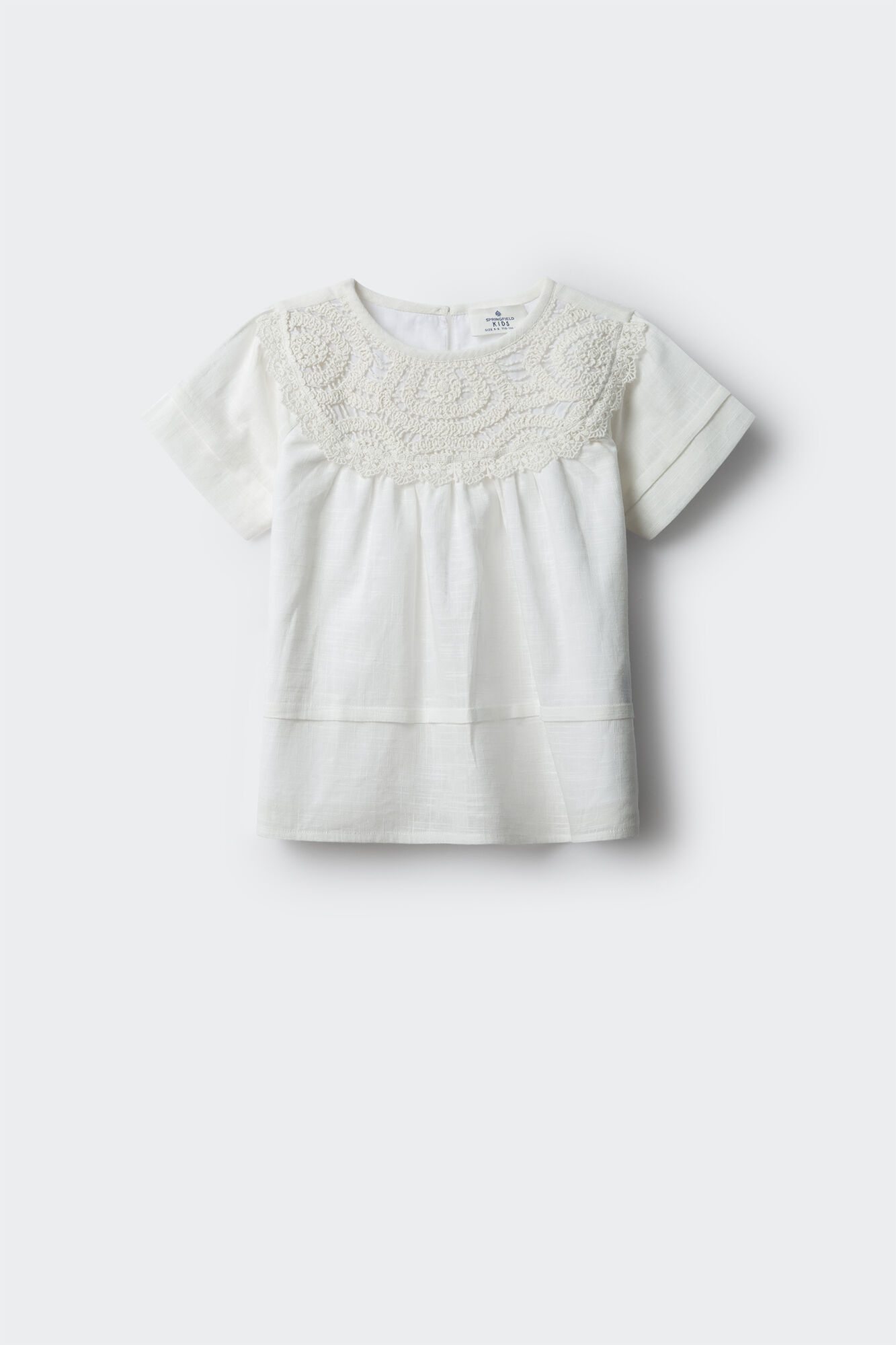 Springfield Kids Blusa de crochet de menina