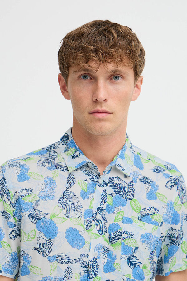 Blend Camisa Manga Corta BHABDEL azul