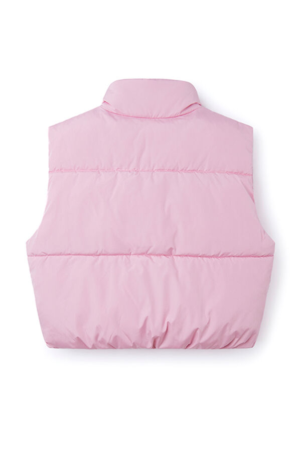 Springfield Kids Colete acolchoado para menina rosa