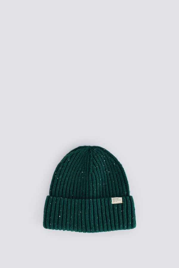 Springfield Bon&eacute; de malha Neps verde