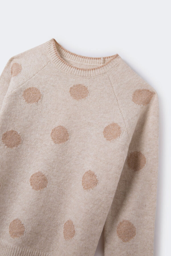 Springfield Kids Jersey lunares ni&ntilde;a nude