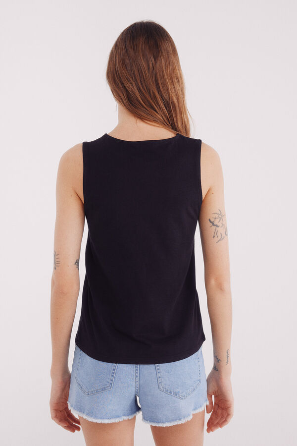 Springfield T-shirt manchas cristal preto