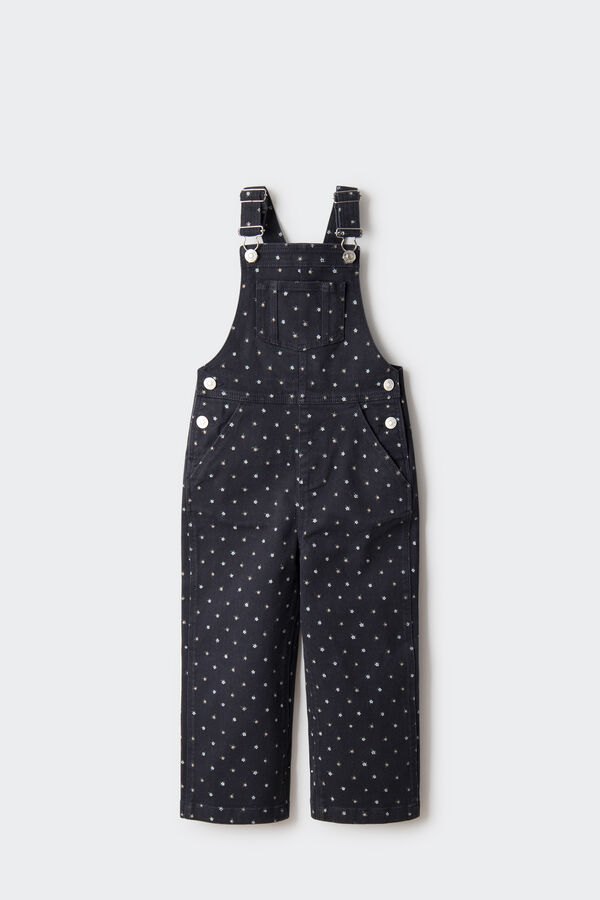 Springfield Kids Peto estampado flores ni&ntilde;a azul