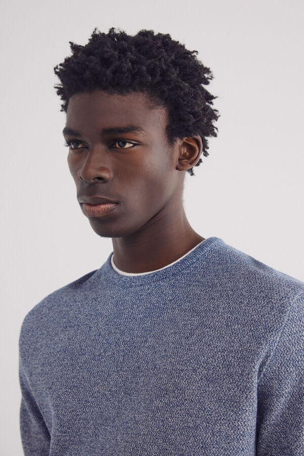 Springfield Jersey estructura liso azul