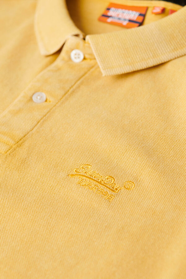 Superdry Polo Destroyed amarillo