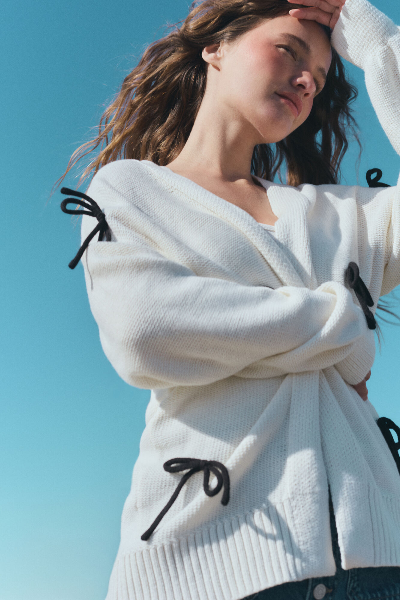 High Spirits Cardigan "P&eacute;talas geladas" 