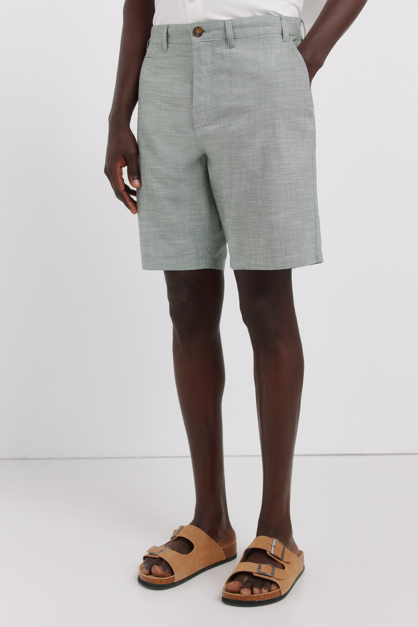 Springfield Bermuda chambray comfort slim fit