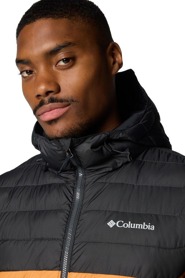 Columbia Columbia Jaqueta para homem com capuz Powder Lite™ II - Grande vermelho