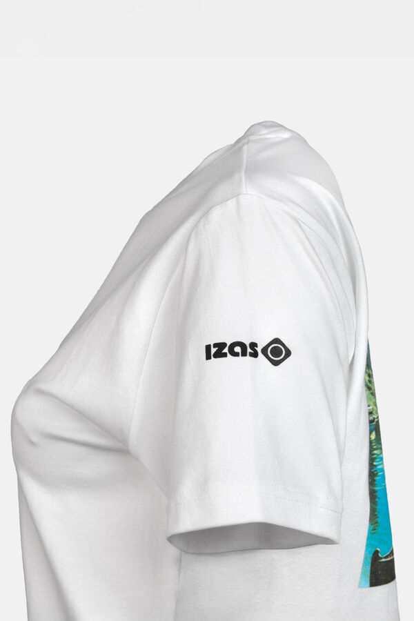 Izas Camiseta de algodão manga curta Janova W branco