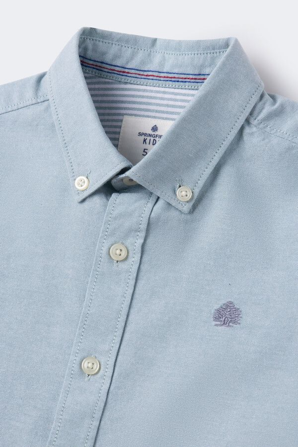 Springfield Kids Camisa Oxford ni&ntilde;o turquesa