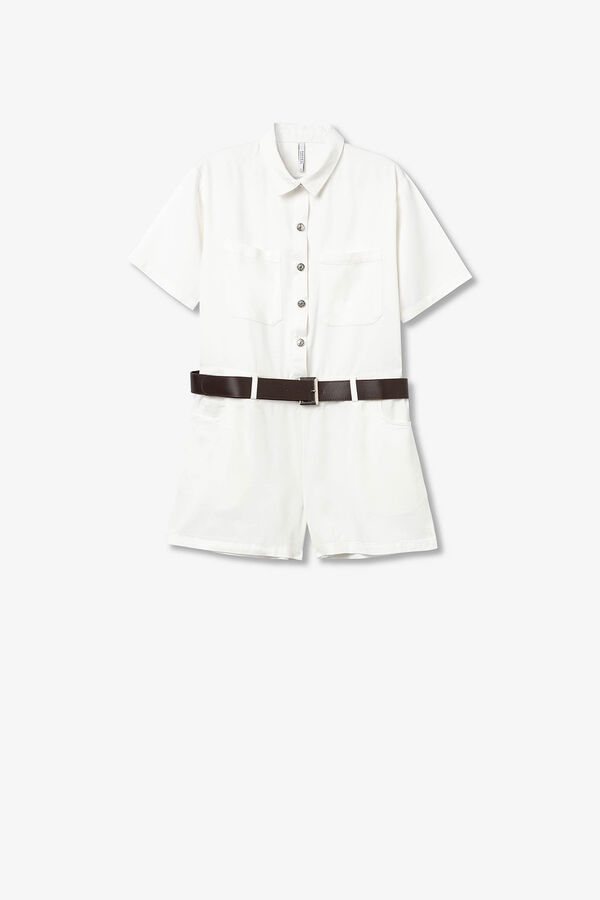 Tiffosi Mono con cinturón blanco