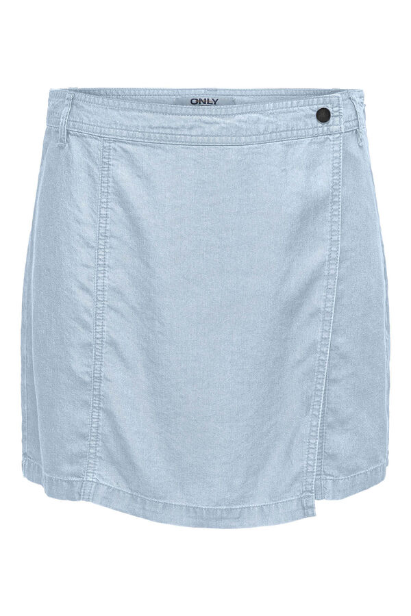 Only Saia-calça curta azul