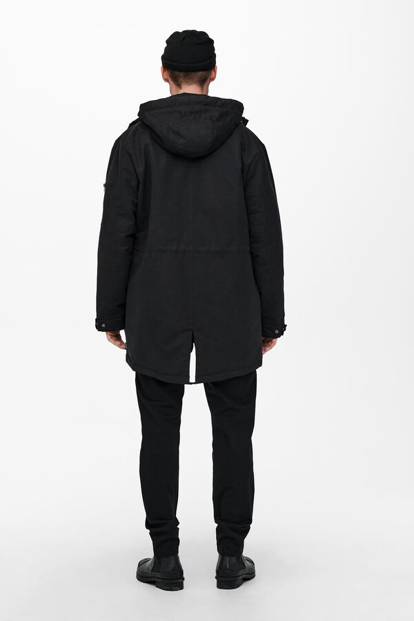 Only & Sons Parka preto