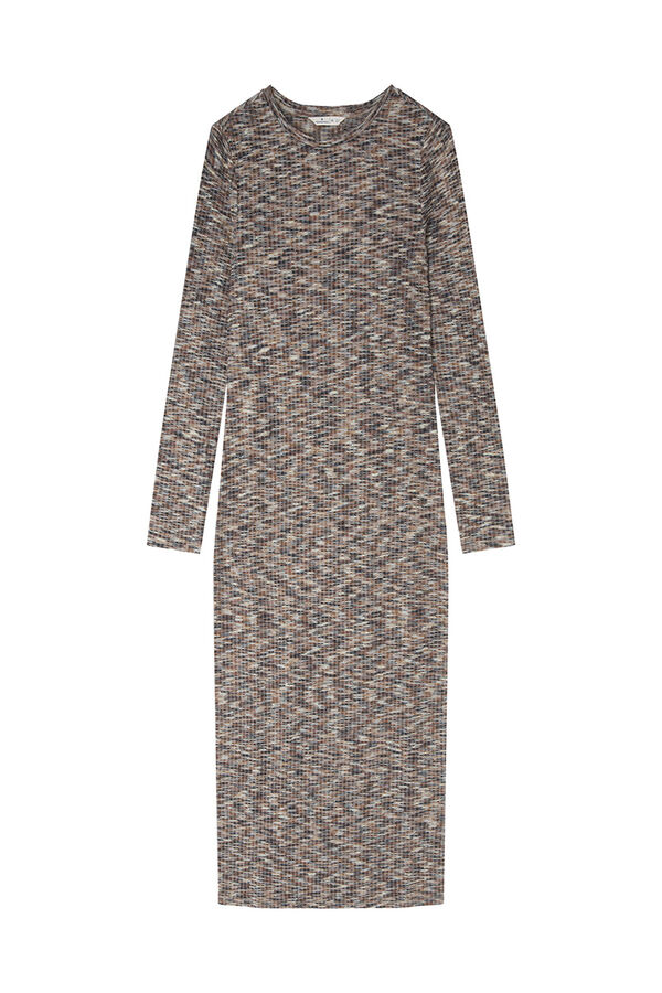 Springfield Vestido midi tubo estampado