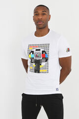Brave Soul Camiseta carta de ajuste blanco