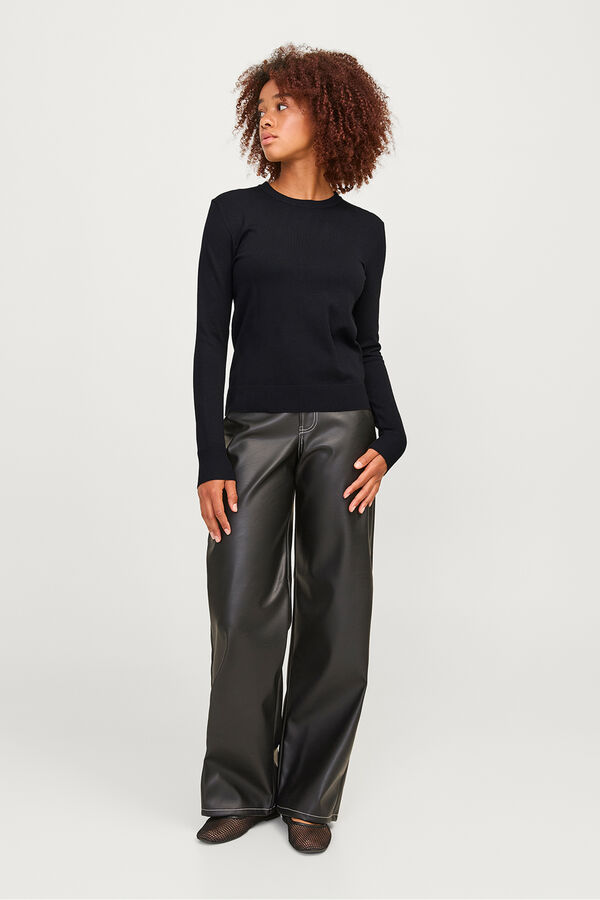 Jack & Jones Jersey punto slim fit negro