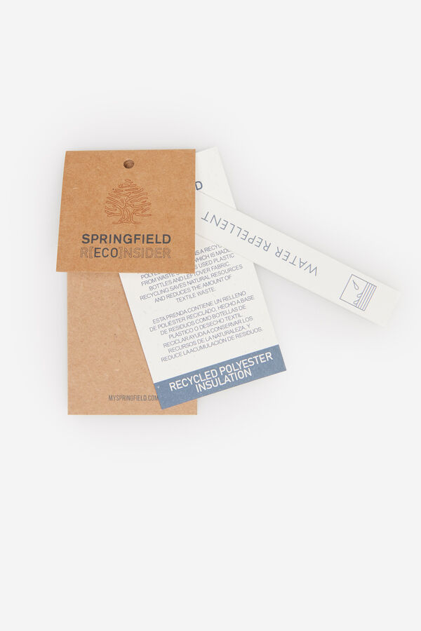 Springfield CHALECO ACOLCHADO negro