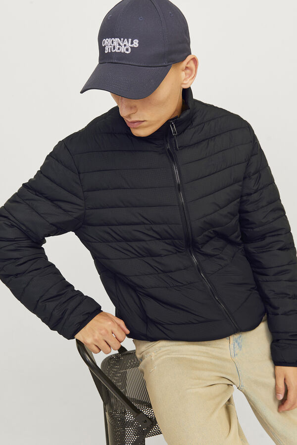 Jack & Jones Chaqueta acolchada puffer negro