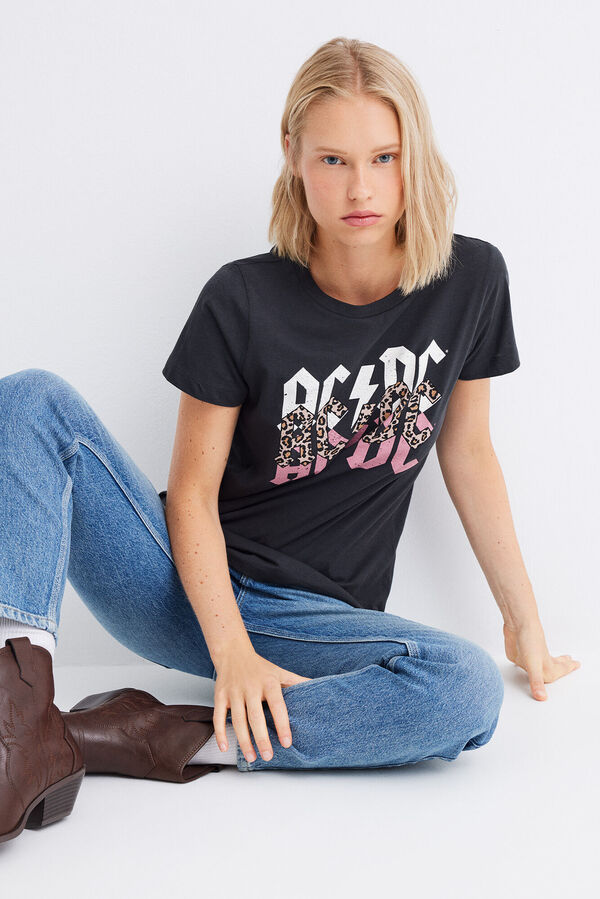 Springfield T-shirt "ACDC" cinzento