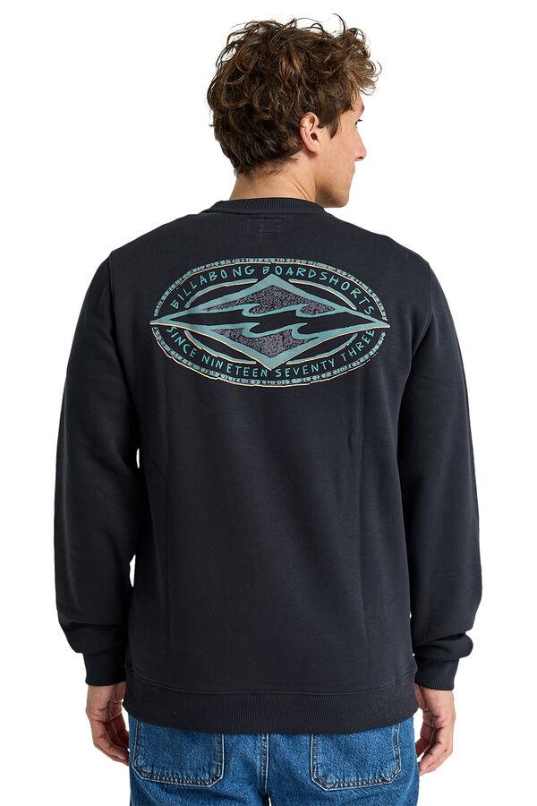 Billabong Sudadera cuello redondo negro