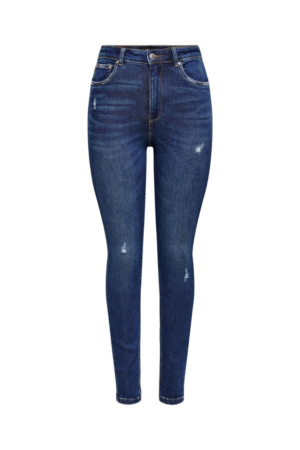 Springfield Jeans skinny cintura media azul medio