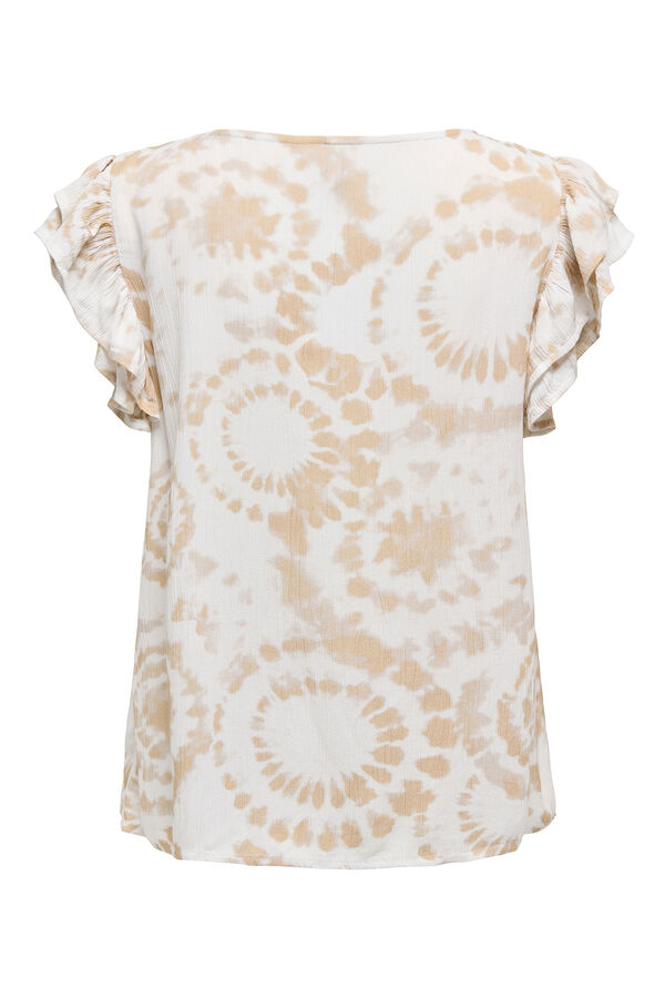 Only Camiseta folgada  cru