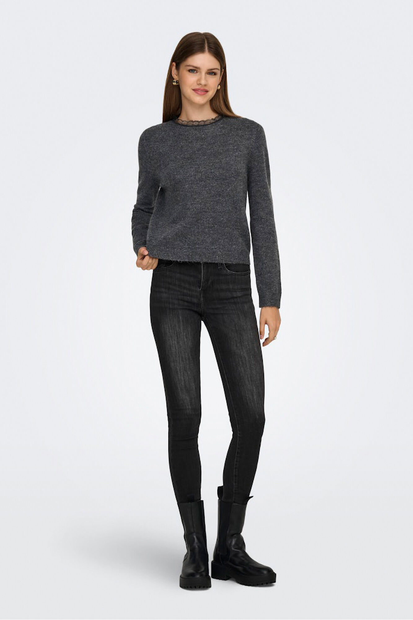 Only Jersey detalle encaje