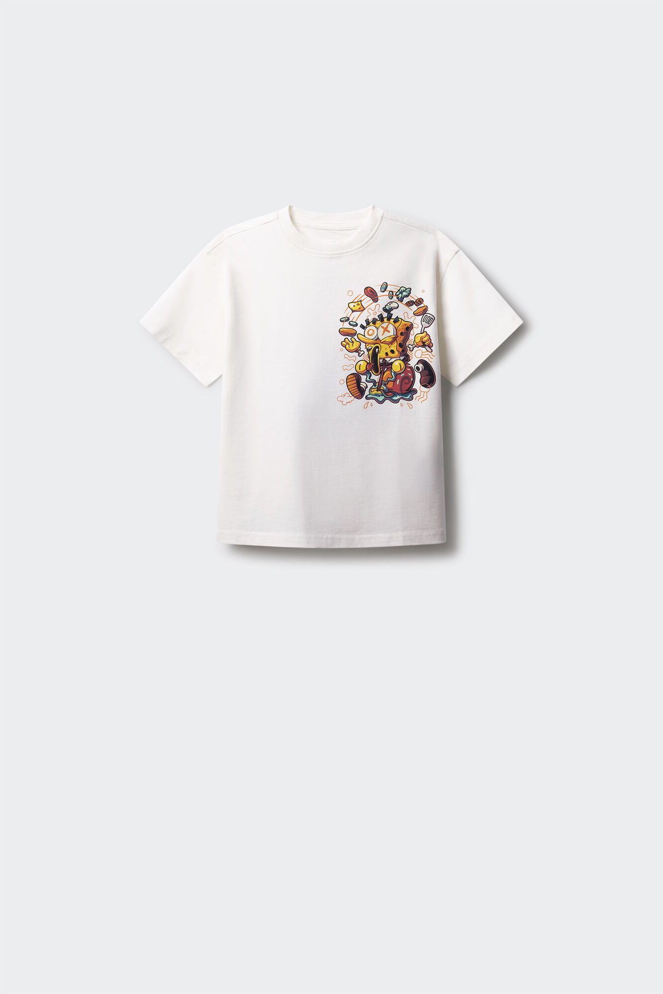 Springfield Kids Camiseta infantil Bob Esponja Cal&ccedil;a Quadrada