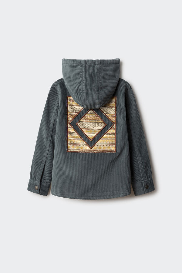 Springfield Kids Sobrecamisa pana ni&ntilde;o azul