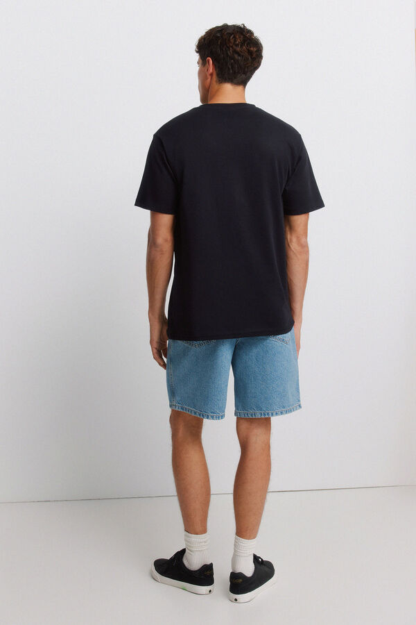 Springfield Bermuda vaquera stright fit azul