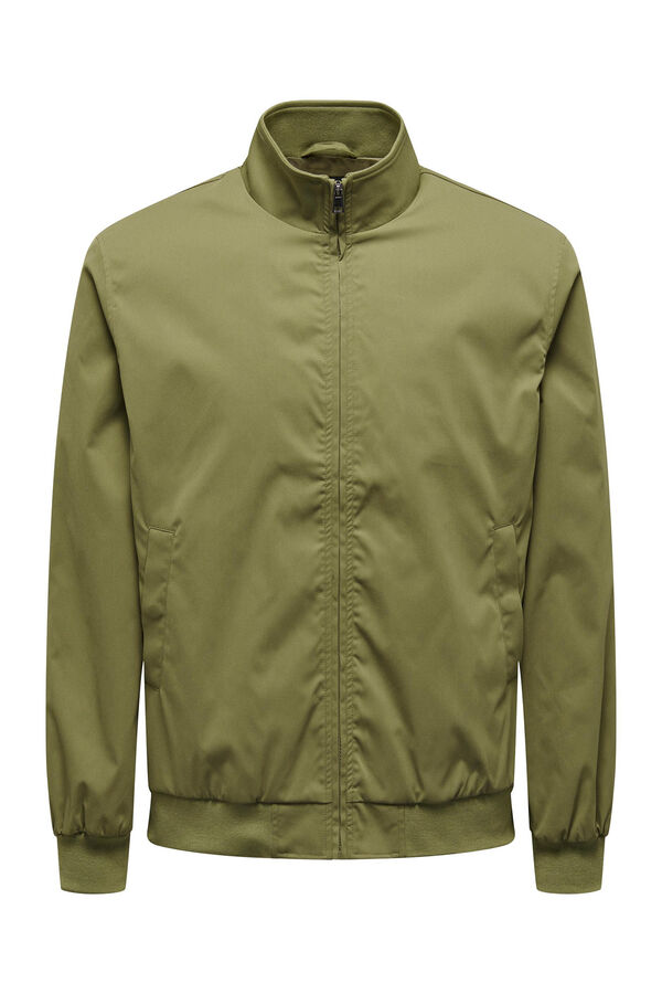 Only & Sons Casaco Harrington verde