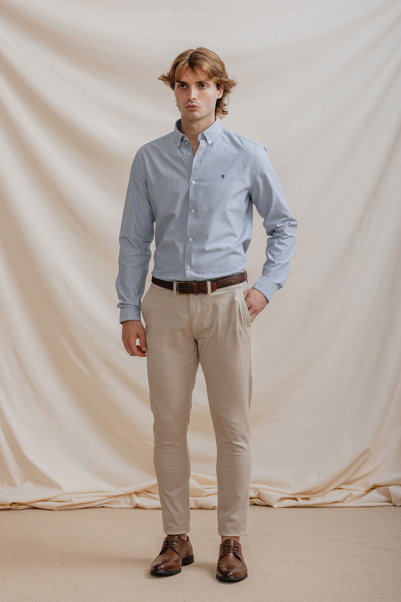 Celopman Camisa Oxford