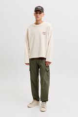 Jack & Jones Cal&ccedil;a cargo relaxed verde