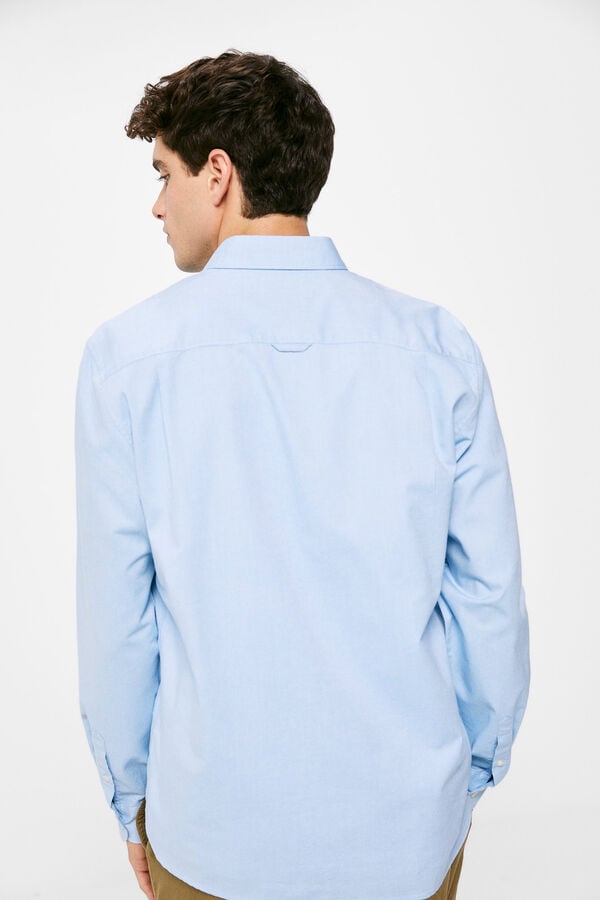Springfield Camisa pintpoint color azul claro
