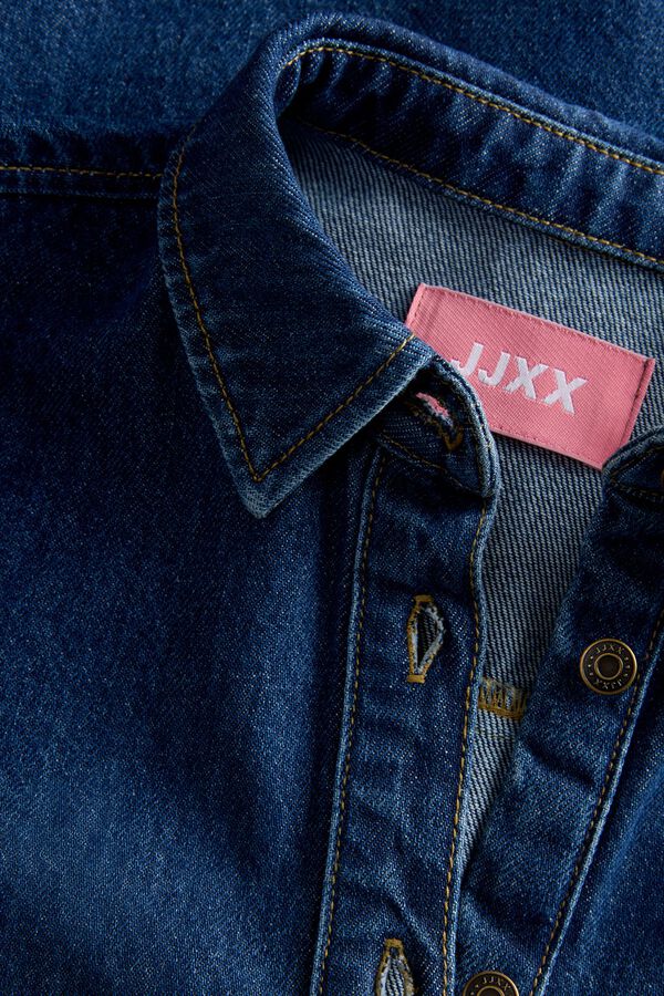 Jack & Jones Vestido denim curto azul