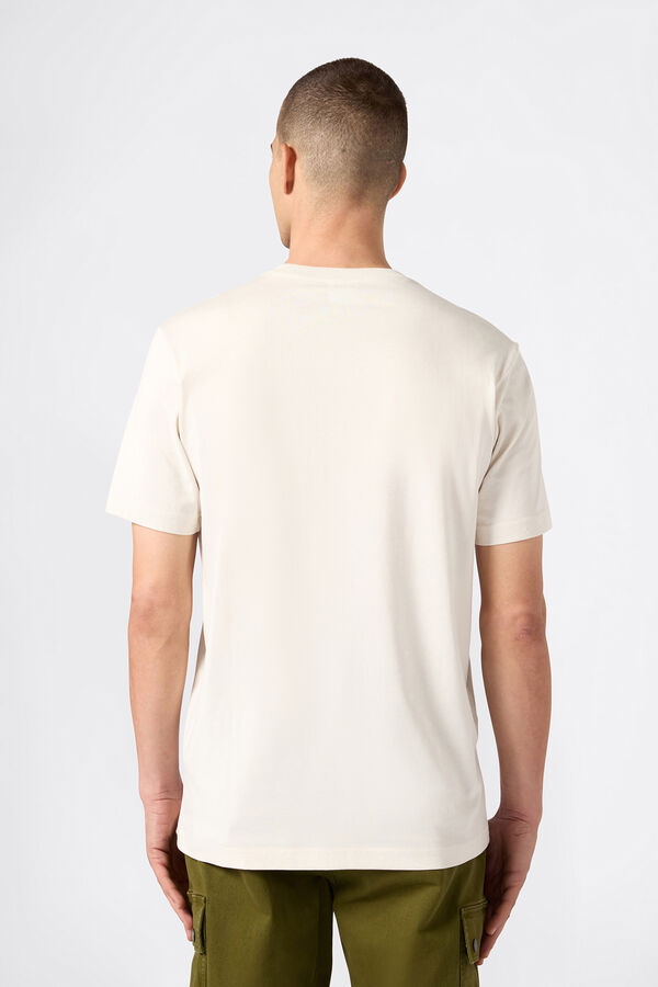 Champion Camiseta Champion com gola caixa bege