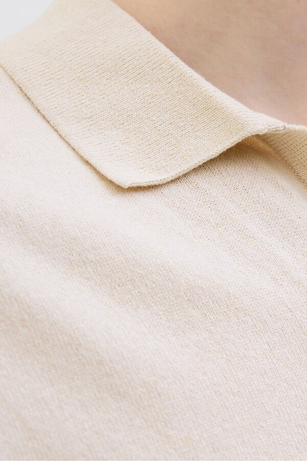 JJ REBEL Polo regular fit gris