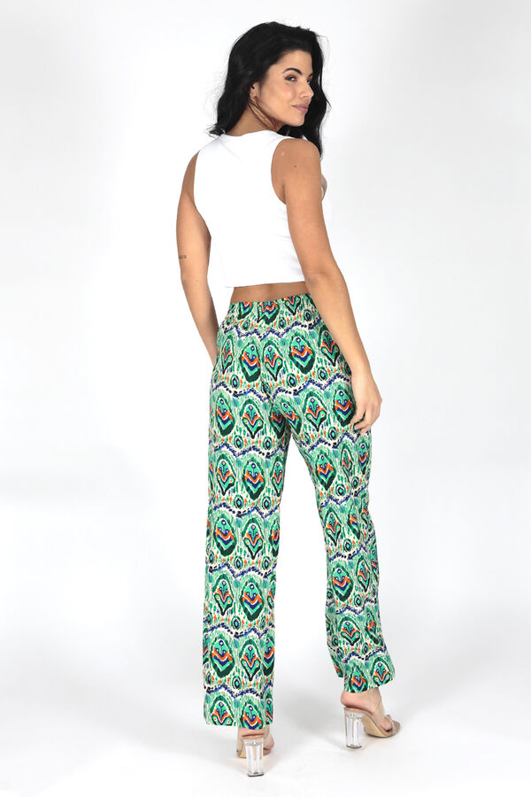 Brave Soul Pantal&oacute;n ancho estampado estampado