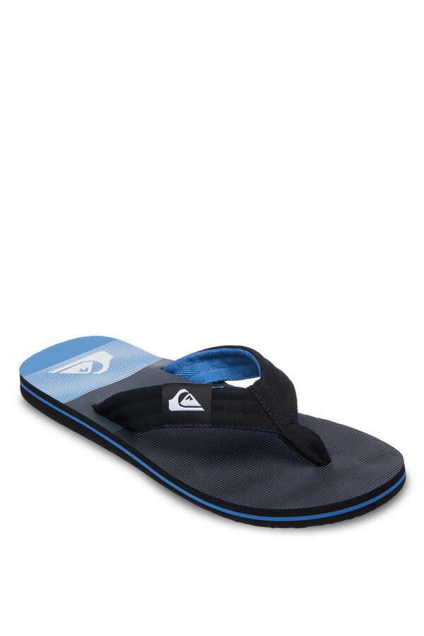 Quiksilver Sand&aacute;lias com tira de lona preto