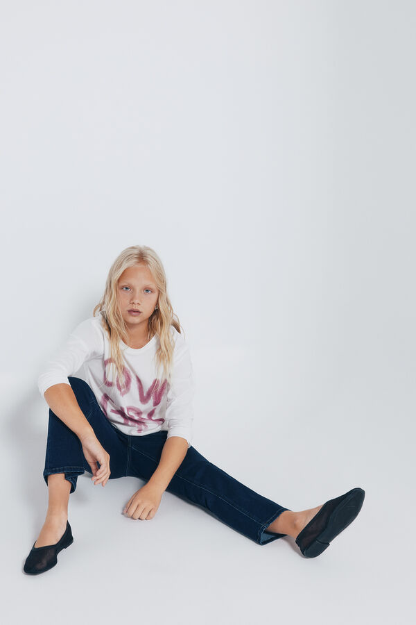 Springfield Kids Camiseta cowgirl ni&ntilde;a marfil