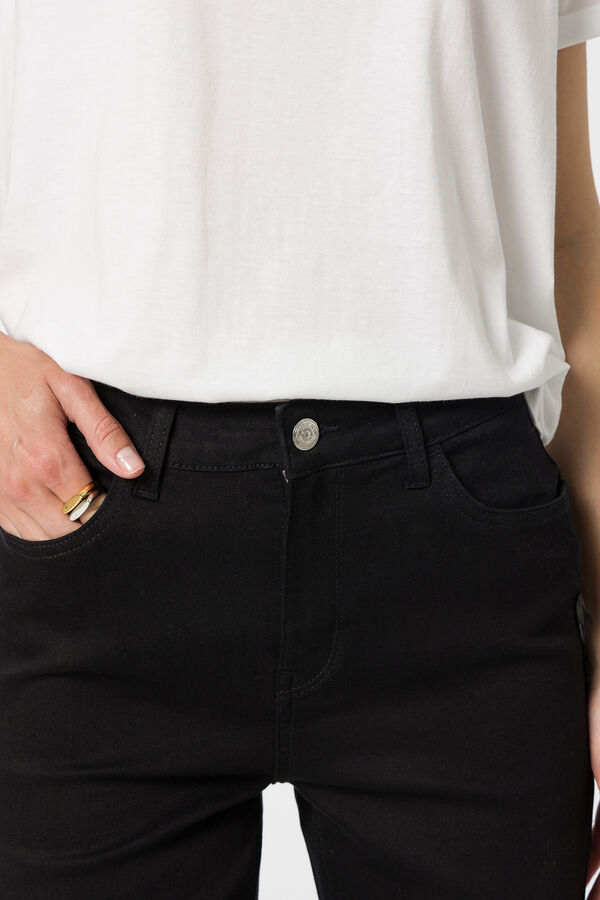 Tiffosi Jeans Lauren Skinny Tiro Alto negro