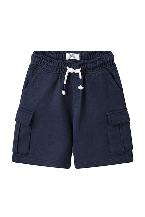 Springfield Kids Bermuda cargo niño azul