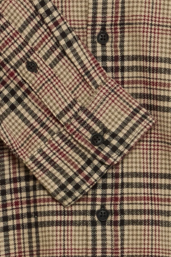 Blend Camisa de cuadros negro