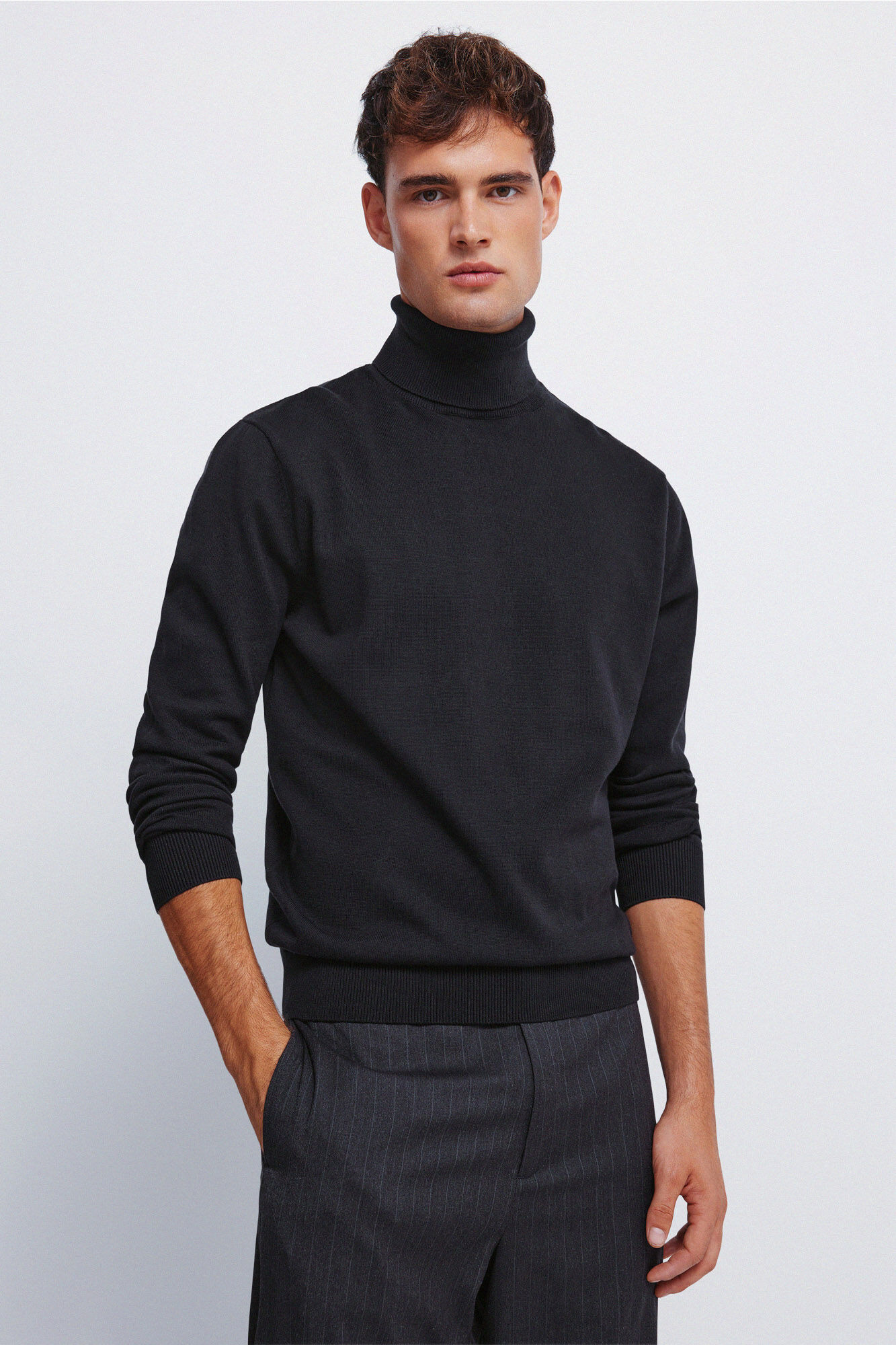 Springfield Jersey b&aacute;sico cuello alto