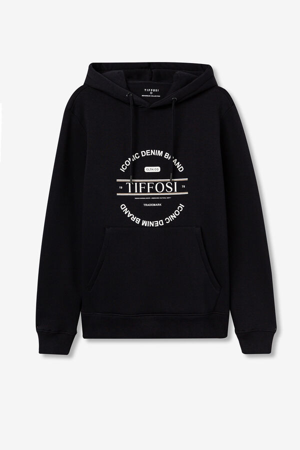 Tiffosi Sudadera capucha logo azul